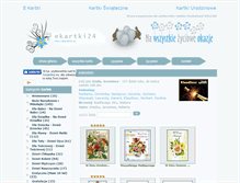 Tablet Screenshot of ekartki24.eu